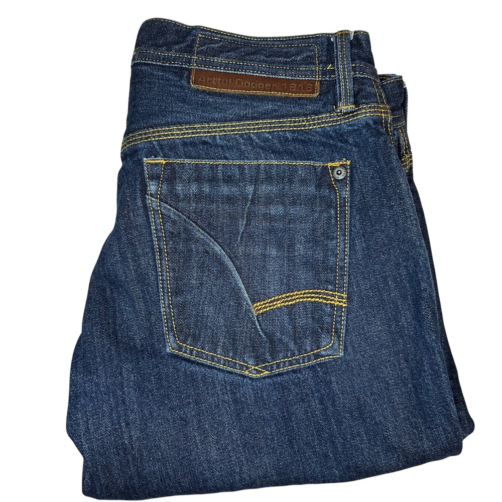Artful Dodger Collection‎ Jeans 38x34 Dark Wash Denim Pants Men's